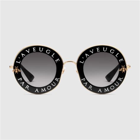 gucci round sunglasses 2017|gucci round sunglasses with letters.